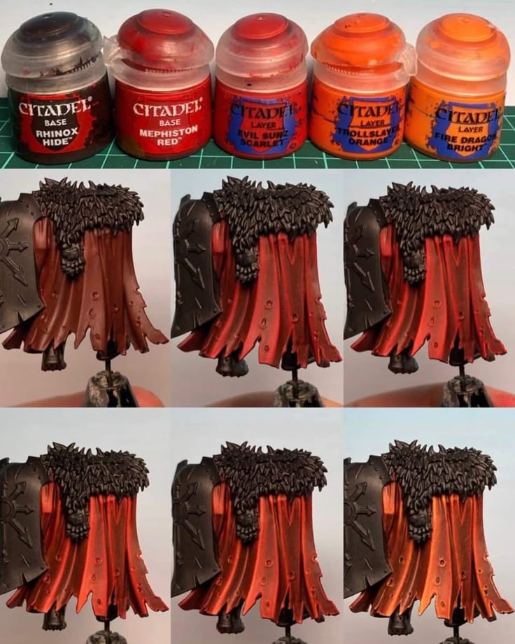 CITADEL water-based paint is a commonly used paint for model painting